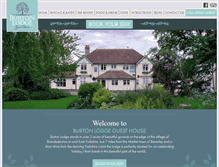 Tablet Screenshot of burton-lodge.co.uk